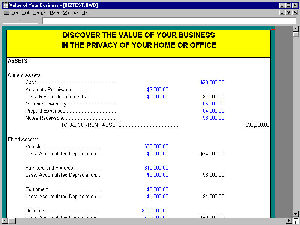 Screen shot of Biz-Val
